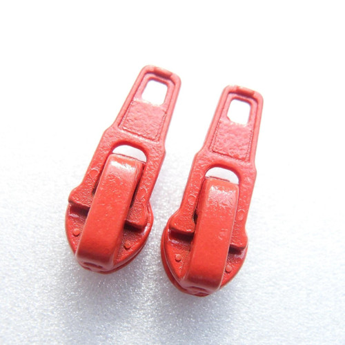 Jezdec pro zip 3 mm světle červený - 2 ks — foto 2