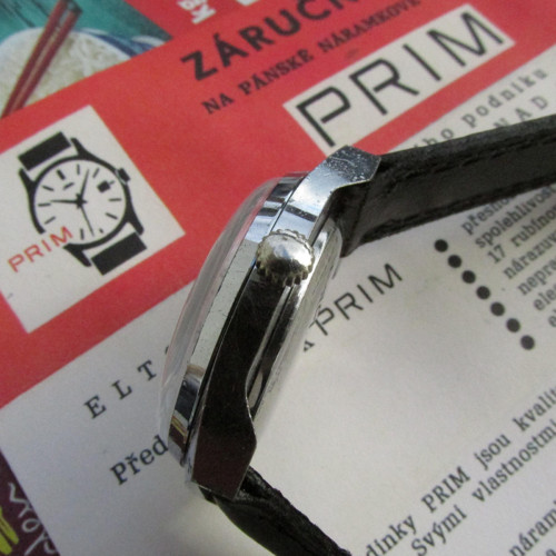Hodinky Prim "TELEVIZE", z roku 1978 s datumem — foto 6