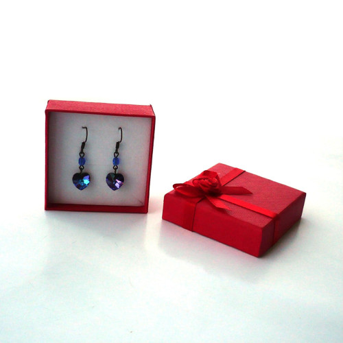 Béžové Swarovski slzy - náušnice — foto 6