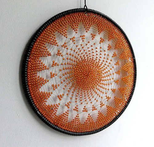 ,,Krajkované oranžové - 20 cm,, — foto 2