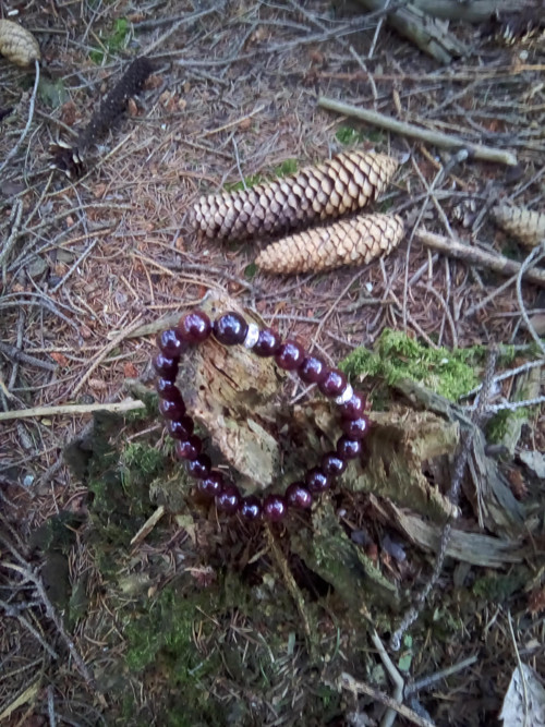 Náramek z granátu — foto 3