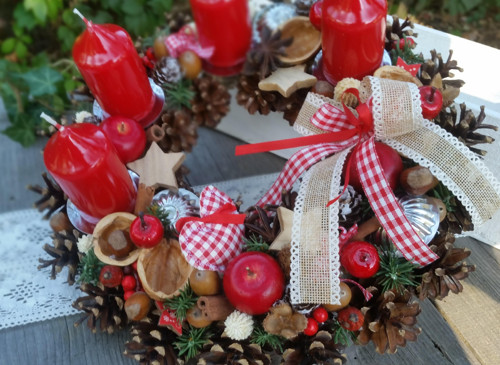 Adventní věnec tradičně.. — foto 3