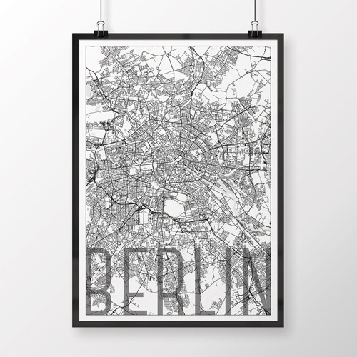 BERLÍN, 50x70cm, elegantní, bílý — foto 2