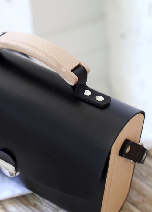 Kabelka na rameno HANDY BAG BLACK — foto 5