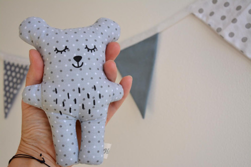 Wide Bubu Bear Mini grey dots — foto 2