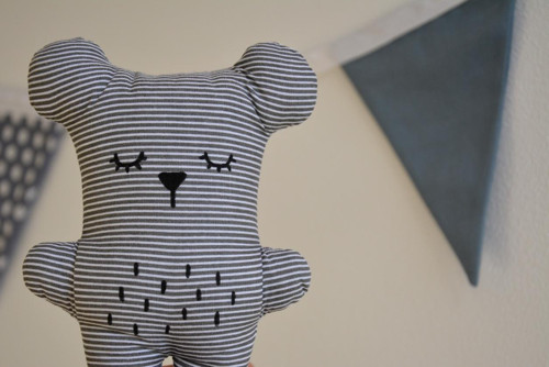 Wide Bubu Bear Mini grey stripes — foto 2