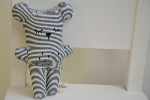 Wide Bubu Bear Mini grey stripes — foto 3
