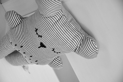 Wide Bubu Bear Mini grey stripes — foto 5