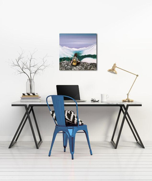 Ticho v horách - 40x40cm — foto 3