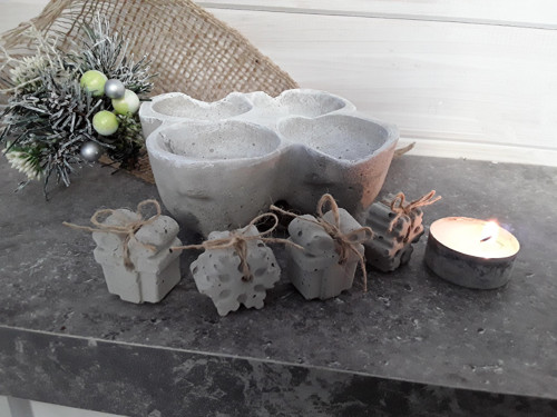 Svícen-stojánek+ozdoby — foto 3