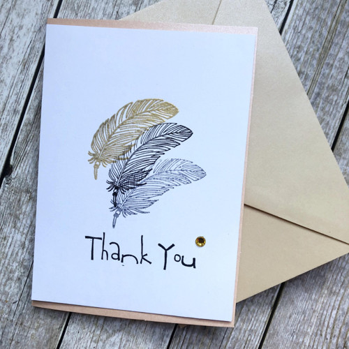 Thank you s peříčky — foto 3