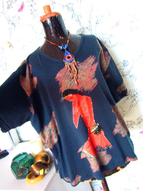 Triko etno oversize — foto 3