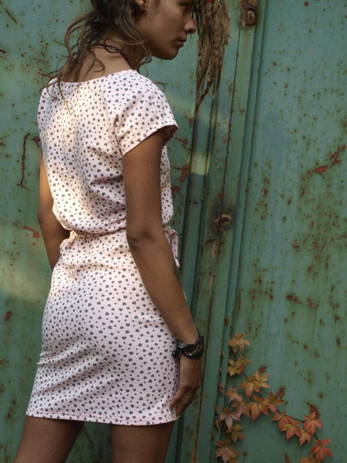 Šedá srdíčka s lehce růžovou — foto 6