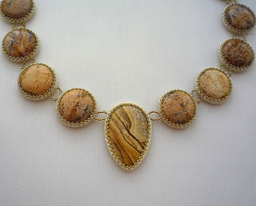 Náhrdelník Gaia (obrázkový jaspis) — foto 2