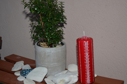 Svíčka červená ROMANTICKÁ — foto 5