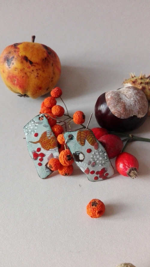 Podzimní náušnice na přání — foto 5