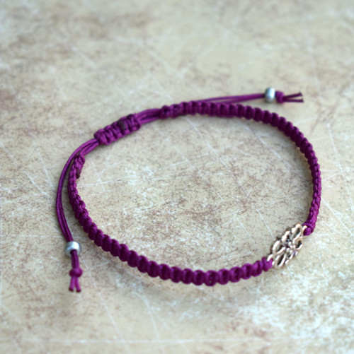 Fialová harmonie - shamballa náramek... — foto 4