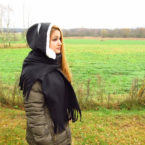 IHNED: Šála s kapucí - s oušky dívčí — foto 5