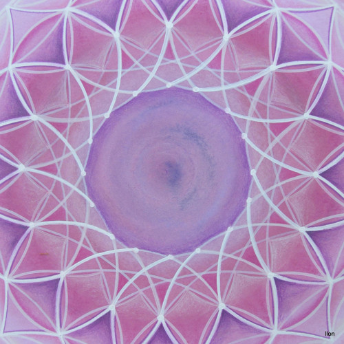 MANDALA "POŠLI TO DÁL" 4. čakra — foto 3