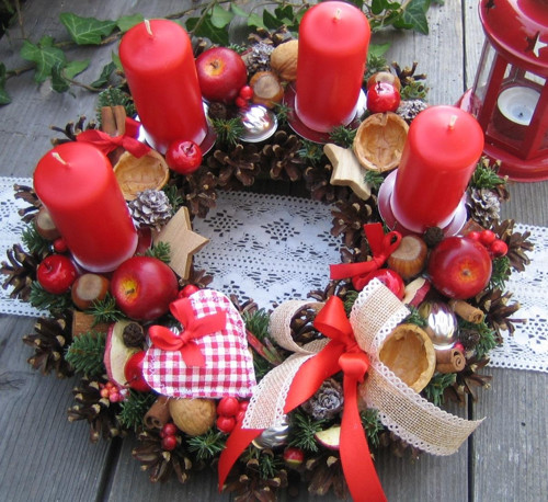 Adventní věnec tradičně — foto 6