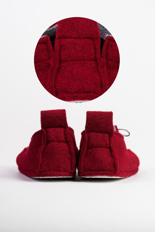 Mokasíny Comfy Tmavě Červené — foto 4