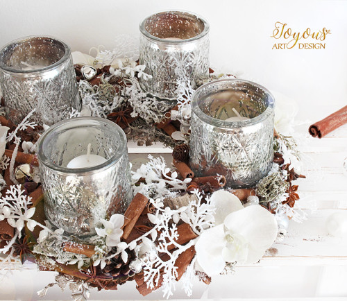 Luxusní adventní věnec — foto 4