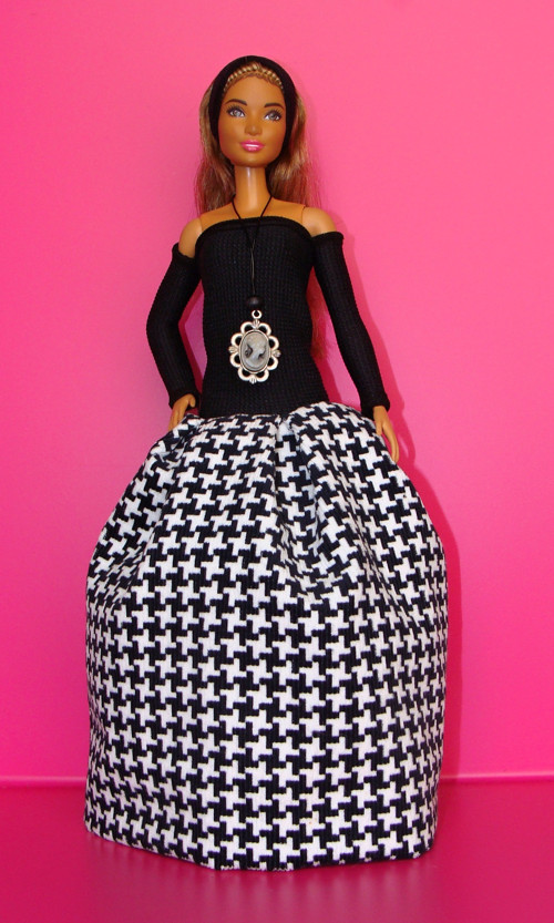 Barbie - Dlouhé černobílé — foto 4