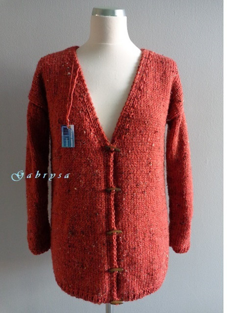 Příze Tweed - červená — foto 2