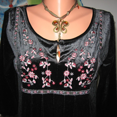 Sametová tunika nadčasová 13315 — foto 2