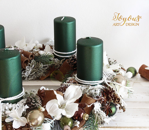 Voňavý adventní věnec — foto 3