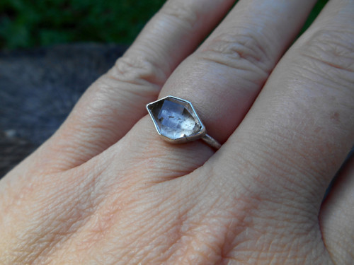 Strieborný (Ag925) Prsteň s Herkimer "diamantom" — foto 3