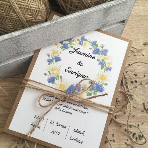Svatební oznámení Rustic — foto 2