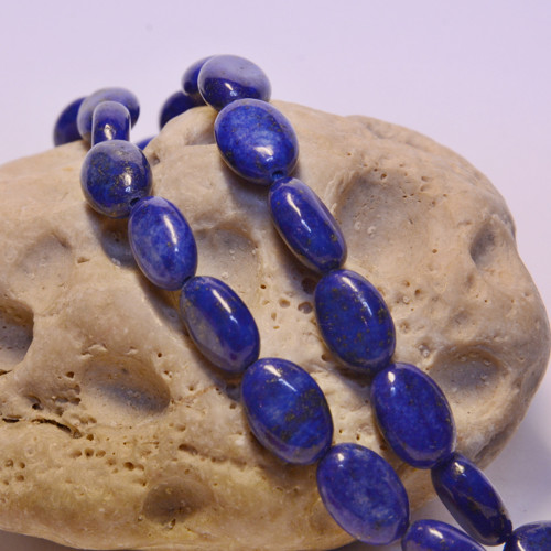 LA236 Lapis lazuli - ovál 12x9 mm — foto 2