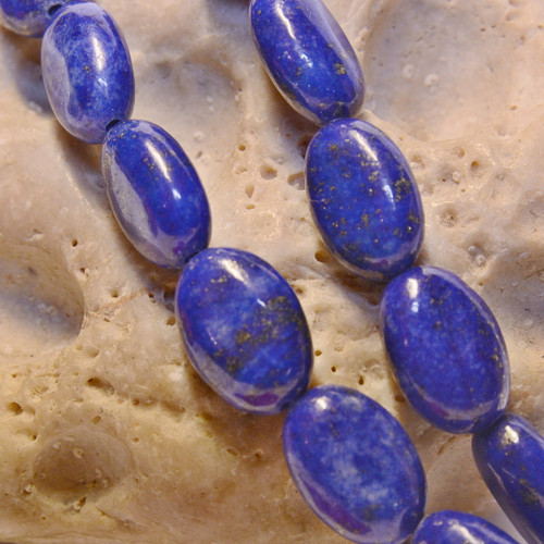 LA236 Lapis lazuli - ovál 12x9 mm — foto 3
