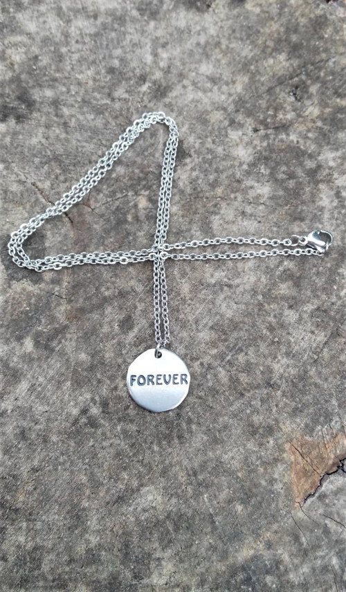 Ocelový náhrdelník*FOREVER*navždy — foto 3