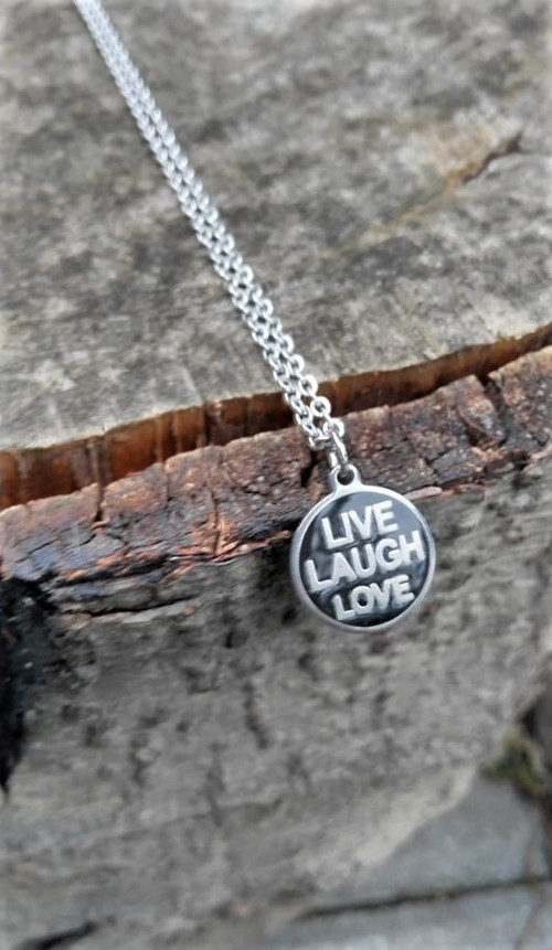 Ocelový náhrdelník*LIVE*LAUGH*LOVE — foto 3