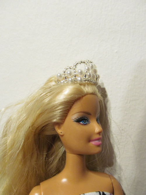 Čelenka stříbrná pro Barbie — foto 3