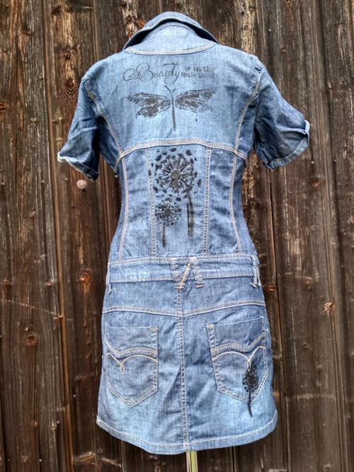 Denim šatky - váška — foto 2