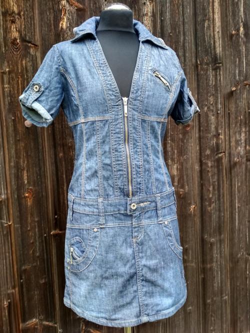 Denim šatky - váška — foto 3