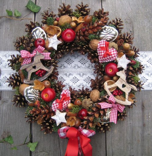 Adventní věnec s koníky — foto 2