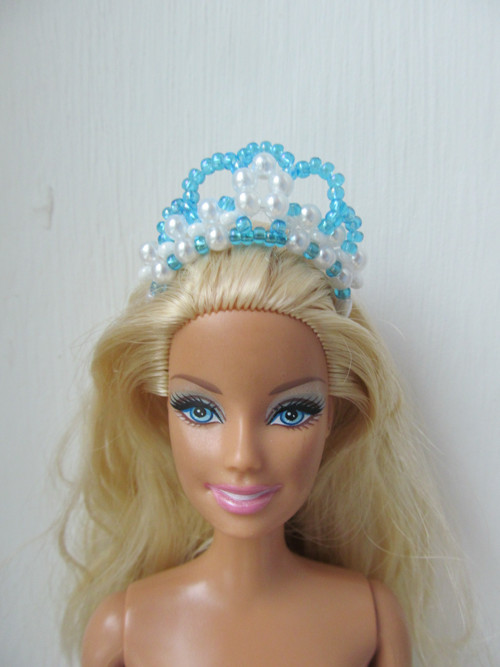 Čelenka pro Barbie - tyrkysová — foto 4