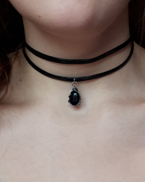Choker s černým onyxem — foto 6