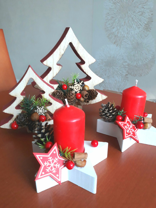 Malý svícen červený — foto 2