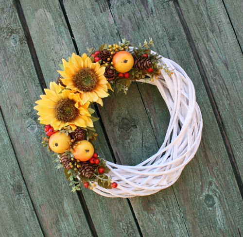 Věneček se slunečnicemi — foto 2