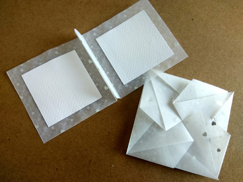 Origami obálka (srdíčková) — foto 3