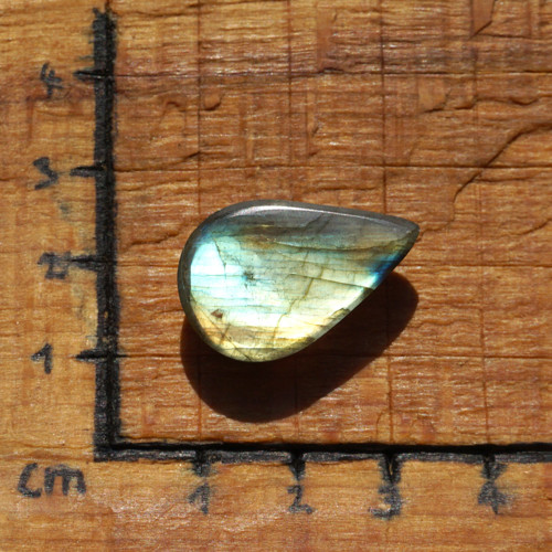 Kabošon Labradorit 26x17x7mm — foto 2