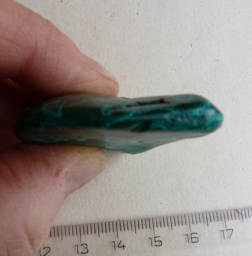 Malachit s chryzokolem - 4,3 cm Extra — foto 4