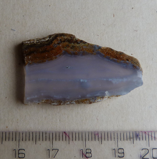 Chalcedon modrý krajkový - 3,9 cm — foto 3