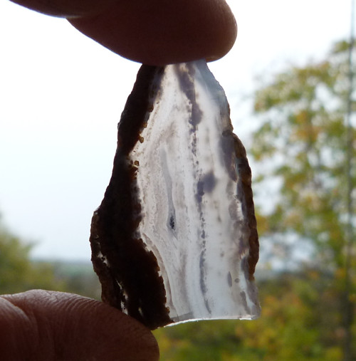 Chalcedon modrý krajkový - 3,9 cm — foto 5