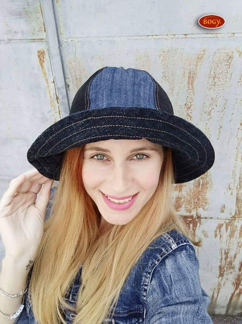 Dámský recy klobouk s vlnitou krempou MIBA — foto 2